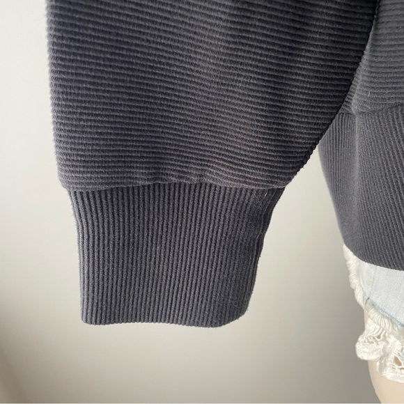 Shambhala Oversized Ribbed Turtleneck Sweater Drop Sleeve Black Size Large - Picture 8 of 10